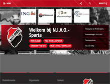 Tablet Screenshot of nivo-sparta.nl